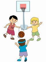 Image result for Playing Basketball Clip Art