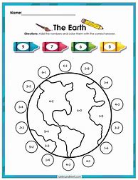 Image result for Science Worksheets On Earth Resource for Kg