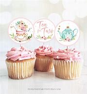 Image result for Tea Party Cupcake Toppers