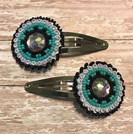 Image result for Native American Beaded Hair Clips