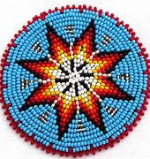 Image result for Small Beaded Rosettes Native American