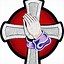 Image result for Praying Hands and Cross Drawing