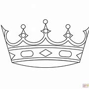 Image result for King Crown Coloring Page