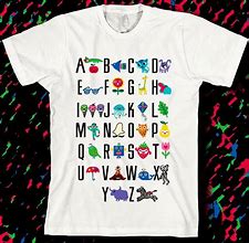 Image result for Alphabet T-Shirt