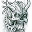 Image result for Skull Demon Tattoo Drawings