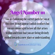 Image result for 111 Angel Meaning