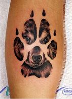 Image result for Dog Paw Tattoo Art Design