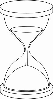 Image result for Hourglass Line Art