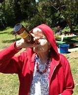 Image result for Old Lady Drinking Beer