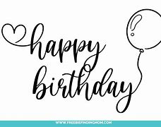 Image result for Happy Birthday Card Cursive