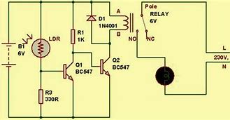 Image result for Light-Dependent Resistor Diagram