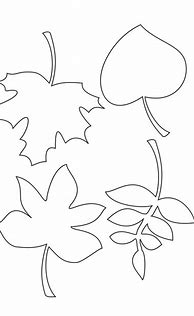 Image result for Fall Leaf Stencil