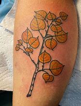 Image result for Aspen Leaf Tattoo