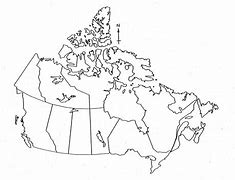 Image result for Line Drawing Map of Canada