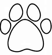 Image result for Dog Paw Print Coloring Pages