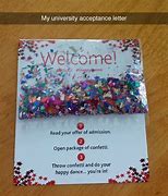 Image result for Acceptance Letter for College