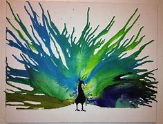 Image result for Melted Wax Crayon Art