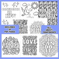 Image result for Confidence Coloring Pages