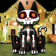 Image result for Plastic Flat Halloween Cat Decorations