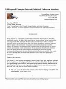 Image result for Business Project Proposal Example