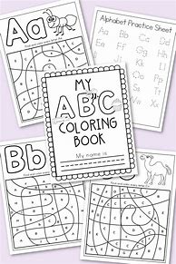 Image result for Alphabet Coloring Book and Posters