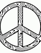 Image result for Free Printable Peace Sign Coloring Pages