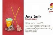 Image result for Cleaning Service Business Card Templates Free