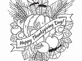 Image result for Thanksgiving Harvest Coloring Pages