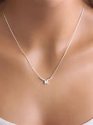 Image result for initial charm necklace silver