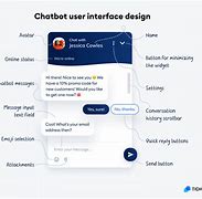 Image result for Chatbot UI Examples