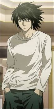 Image result for Long Black Hair Anime Guy