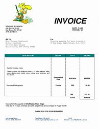 Image result for Free Cleaning Invoice Template