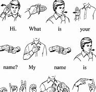 Image result for My Name Is Sign Language Alphabet