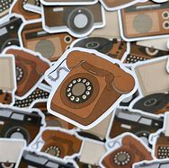 Image result for Retro Vinyl Stickers