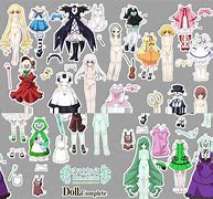 Image result for Muñecas De Papel Anime