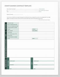 Image result for Event Planning Word Template