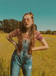 Image result for Hippie Aesthetic Outfits with Curly Hair