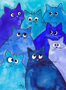 Image result for Whimsical Cat Paintings