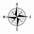 Image result for Compass Black and White