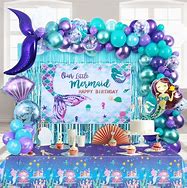 Image result for Mermaid Theme 2nd Birthday