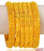 Image result for Plain Gold Bangles