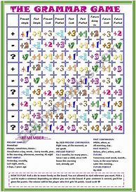 Image result for Grammar Game Worksheets