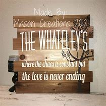 Image result for Sign Made of Wood