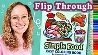 Image result for Cute Food Coloring Book