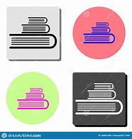 Image result for book stack icon vector