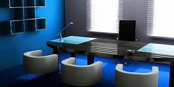 Image result for Blue Office Design