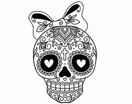 Image result for Plain Skull Coloring Pages