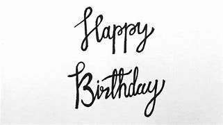 Image result for Happy Birthday Cursive