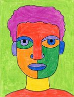 Image result for Self Portrait Grid Drawing