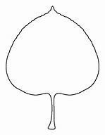 Image result for Aspen Leaf Outline Sticker